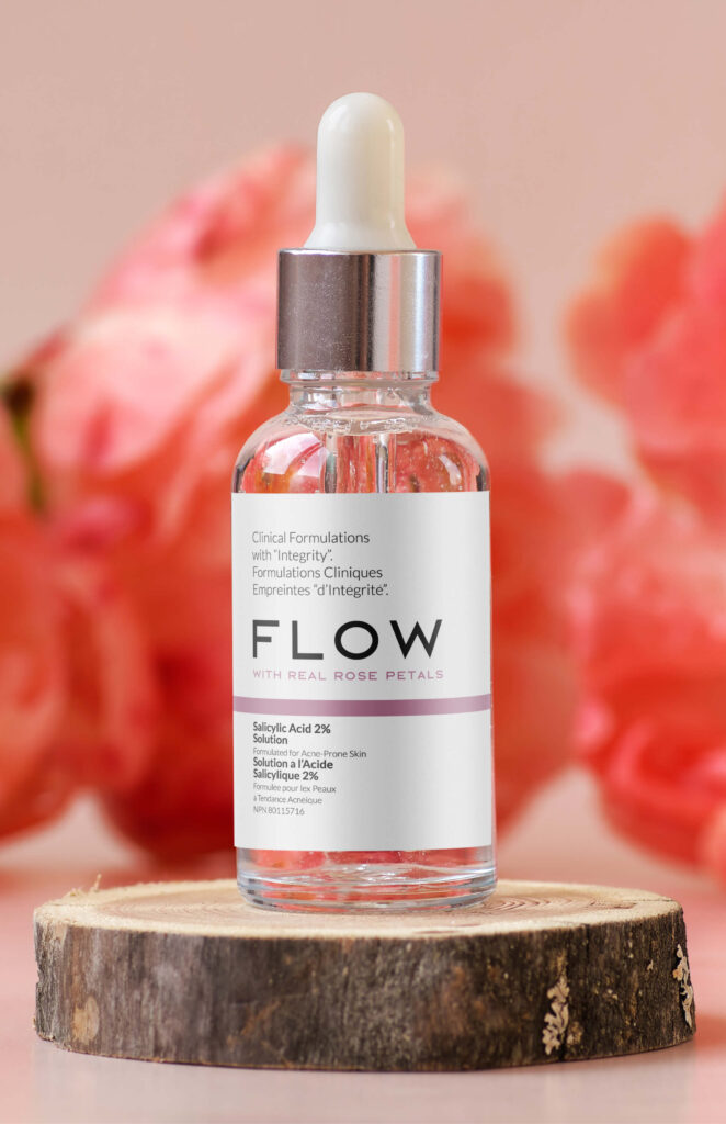 Du Herbst | Project: Flow Skincare Poster Rose BG