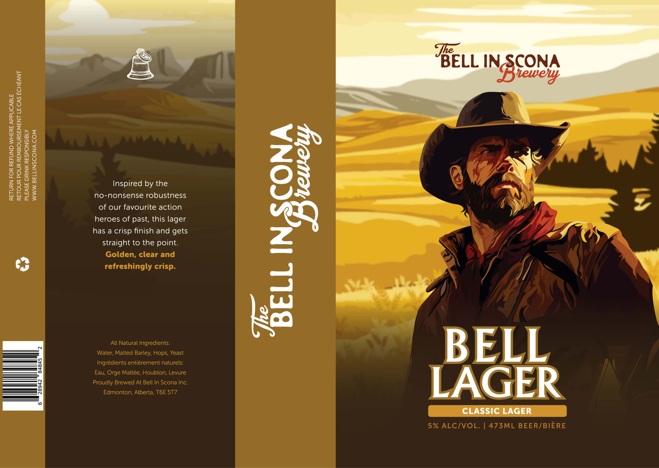 Bell in Scona | Bell Lager | Final Package Design