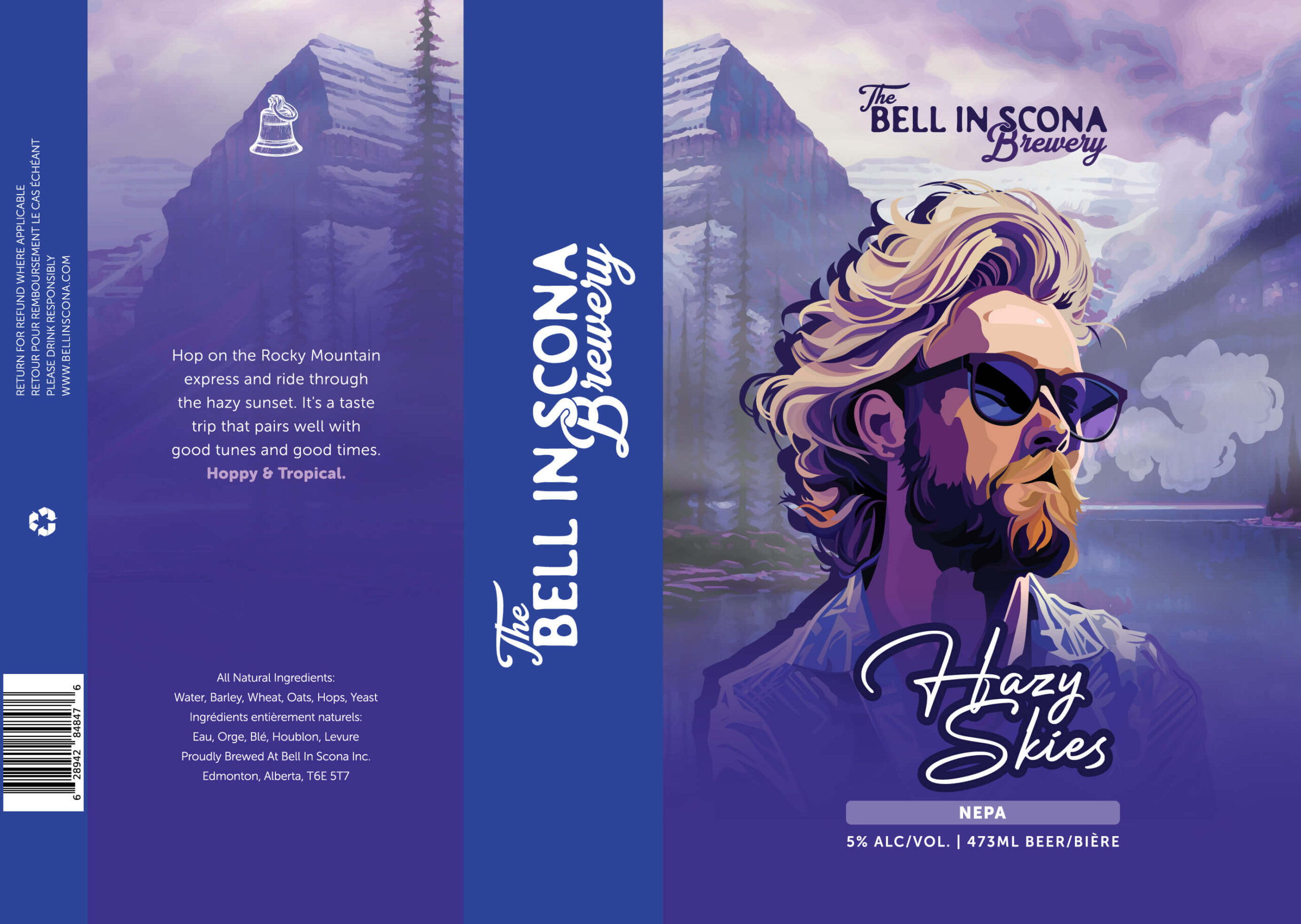 Bell in Scona | Hazy Skies | Final Package Design