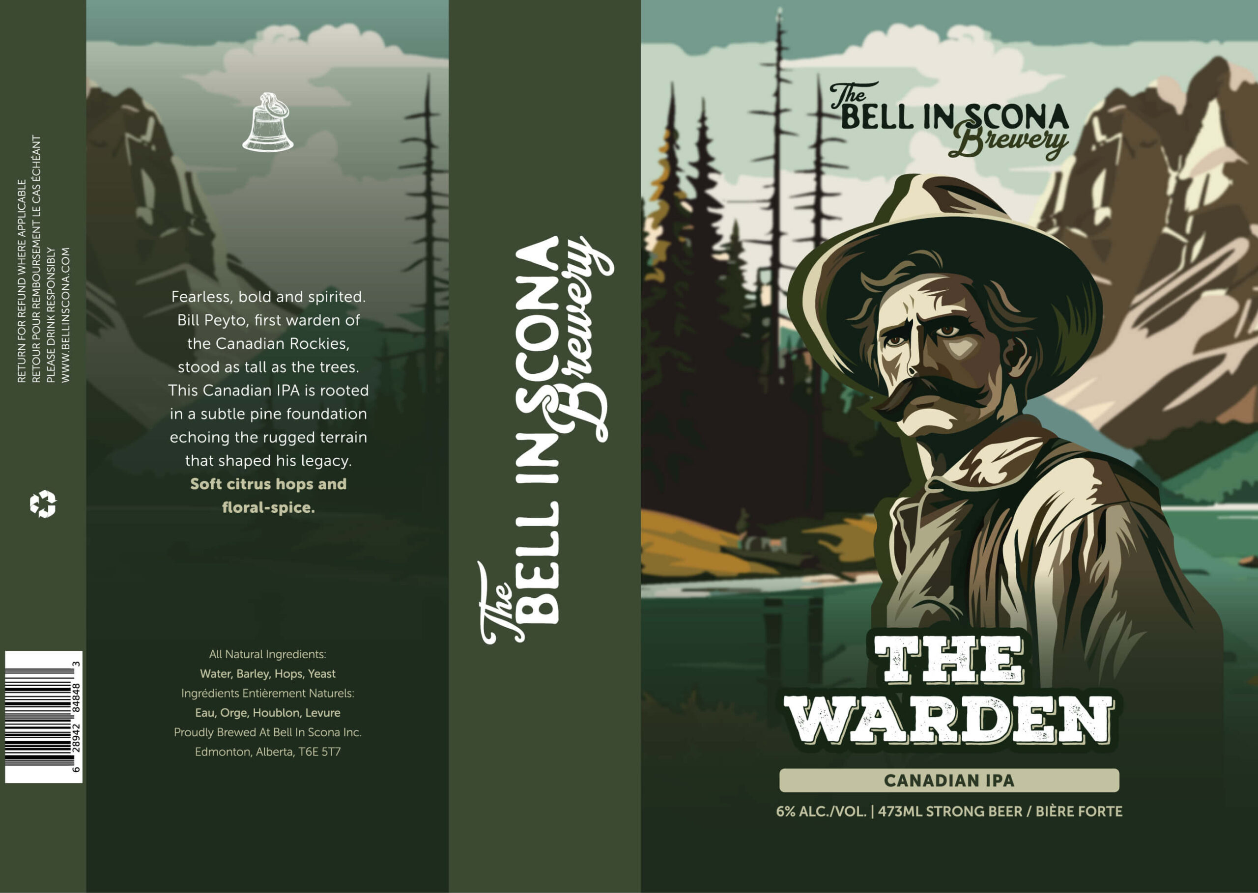 Bell in Scona | The Warden | Final Package Design