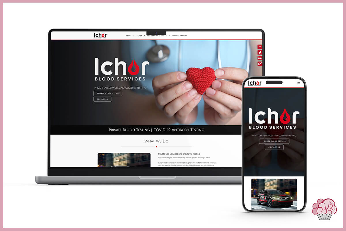 Ichor Blood Services | Web Design Portfolio